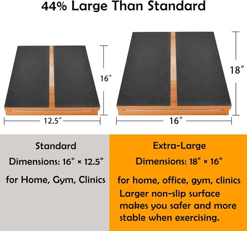 MUCITAGF Professional Slant Board, Adjustable Incline Board and Calf Stretcher, Slant Board for Calf Stretching, Calf Stretch Board - Image 3